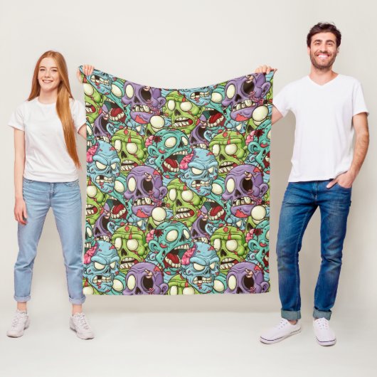 Zombies! Fleecedecke (Beispiel)