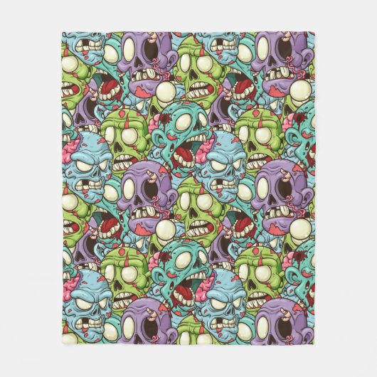 Zombies! Fleecedecke (Vorderseite)