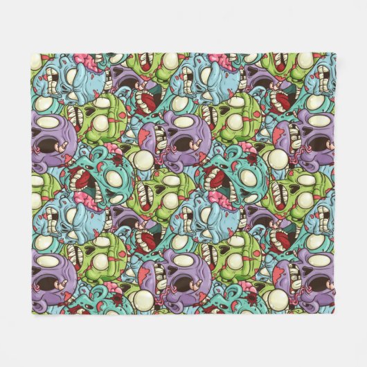 Zombies! Fleecedecke (Vorderseite (Horizontal))