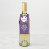 Zombies Funny Halloween Booze Survival Kit Lila Flaschenanhänger (Auf Flasche)