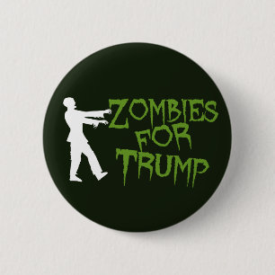 Zombies für Trumpf-Spaß Button