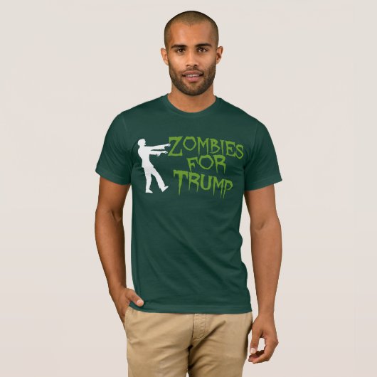Zombies für Trumpf-Spaß T-Shirt (Vorne ganz)