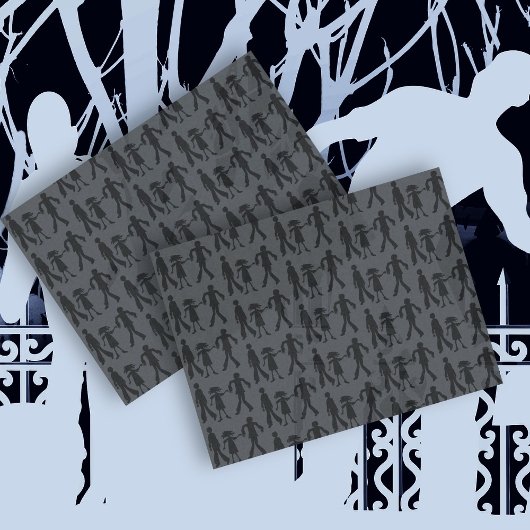 Zombies Gemustert Walking Dead Tissue Seidenpapier