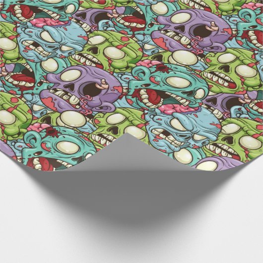 Zombies! Geschenkpapier (Ecke)
