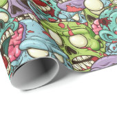 Zombies! Geschenkpapier (Rolleneckpunkt)