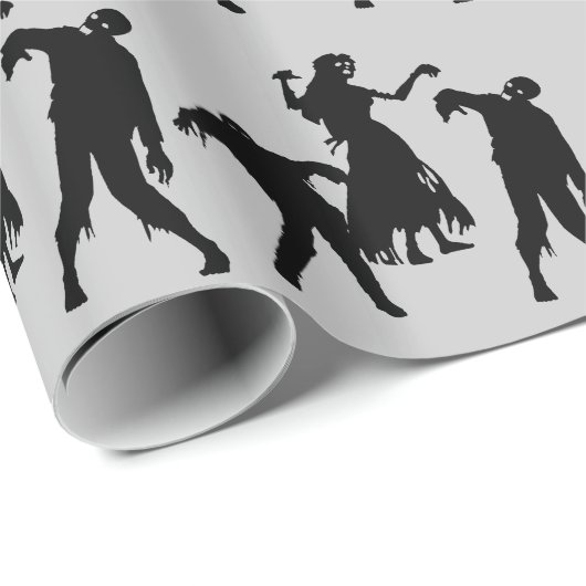 Zombies Geschenkpapier (Rolleneckpunkt)