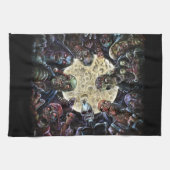 Zombies greifen an (Zombie-Horde) Handtuch (Horizontal)