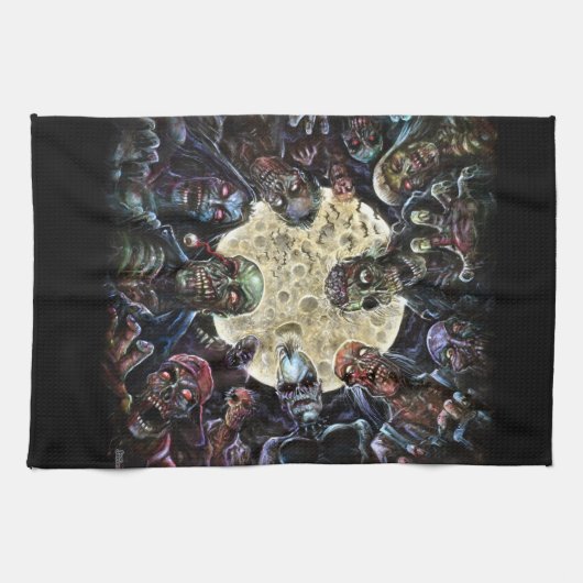 Zombies greifen an (Zombie-Horde) Handtuch (Horizontal)