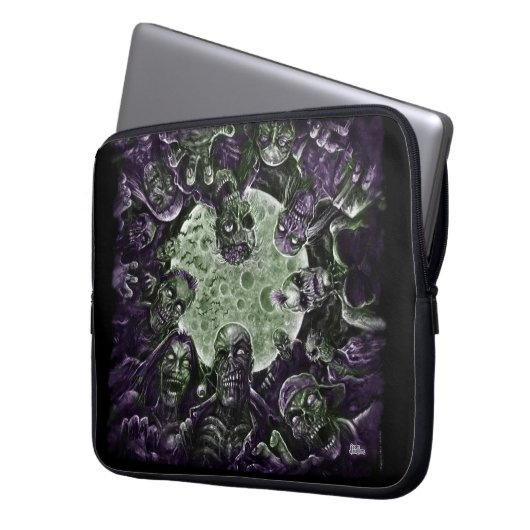 Zombies greifen an (Zombie-Horde) Laptopschutzhülle (Vorderseite Links)