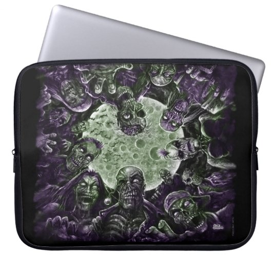 Zombies greifen an (Zombie-Horde) Laptopschutzhülle (Vorderseite)