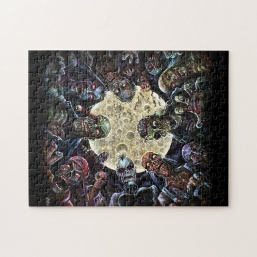 Zombies greifen an (Zombie-Horde) Puzzle (Horizontal)