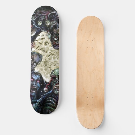 Zombies greifen an (Zombie-Horde) Skateboard (Vorderseite)