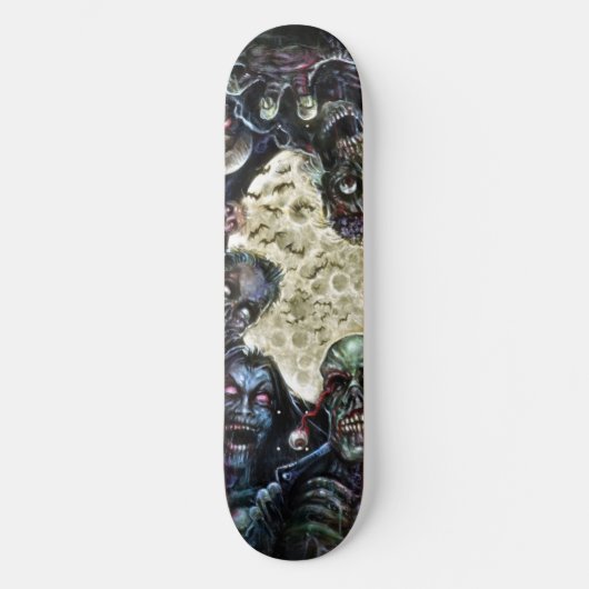 Zombies greifen an (Zombie-Horde) Skateboard (Vorderseite)