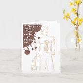 Zombies Grußkarte Karte (Gelbe Blume)