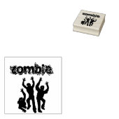 Zombies Gummistempel (Stempel)