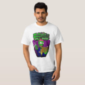 Zombies haben Gehirne T-Shirt (Vorne ganz)