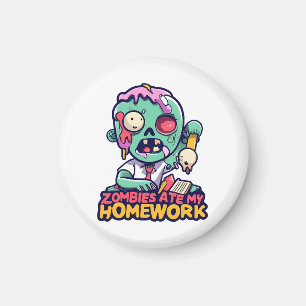 Zombies haben meine Hausaufgaben gefressen Magnet