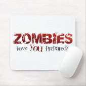 Zombies: Haben Sie sich vorbereitet? Mousepad (Mit Mouse)