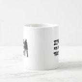 Zombies haben vor Lehrern Angst Kaffeetasse (Mittel)