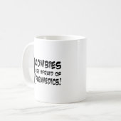 Zombies haben vor Sanitäter-Geschenken Angst Kaffeetasse (Vorderseite Links)