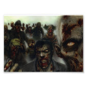Zombies Halloween Foto Print (Vorne)