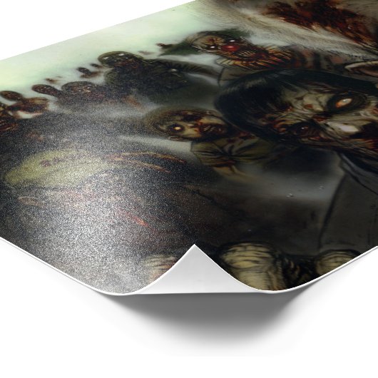 Zombies Halloween Foto Print (Ecke)