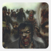 Zombies Halloween Stickers (Vorderseite)