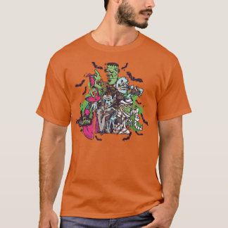 Zombies Happy Halloween Spooky Beängstigend Zombie T-Shirt
