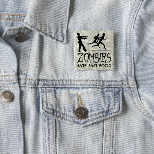 Zombies hassen Fast Food Button (Beispiel)