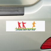 Zombies hassen Schnellimbiß Autoaufkleber (Auf Auto)