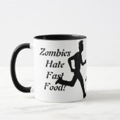 Zombies hassen Schnellimbiß! Coffe Tasse (Links)