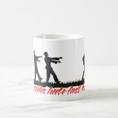 Zombies hassen Schnellimbiß Kaffeetasse (Mittel)
