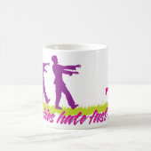 Zombies hassen Schnellimbiß (Mädchen) Kaffeetasse (Mittel)