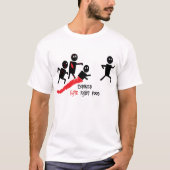 Zombies hassen Schnellimbiß T-Shirt (Vorderseite)