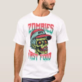 Zombies Hate Fast Food | Funny Halloween Shirt (Vorderseite)