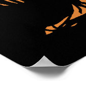 Zombies im Halloween Jack-o'-Lantern Pumpkin Poster (Ecke)