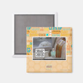 Zombies im Hinterhof Magnet (Vorderseite/Rückseite)