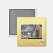 Zombies im Hinterhof Magnet (Vorderseite/Rückseite)