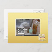 Zombies im Hinterhof Postkarte (Vorne/Hinten)