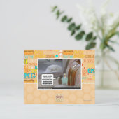 Zombies im Hinterhof Postkarte (Stehend Vorderseite)