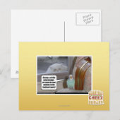 Zombies im Hinterhof Postkarte (Vorne/Hinten)