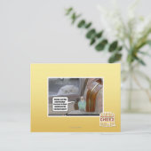 Zombies im Hinterhof Postkarte (Stehend Vorderseite)