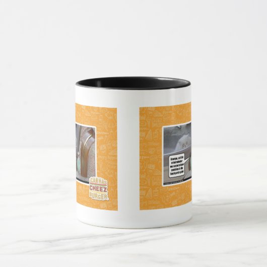 Zombies im Hinterhof Tasse (Zentrum)