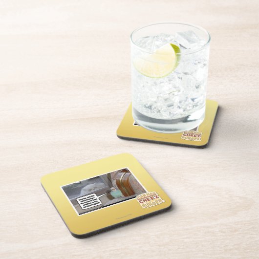 Zombies im Hinterhof Untersetzer (Rechte Seite)