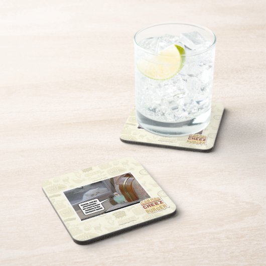 Zombies im Hinterhof Untersetzer (Rechte Seite)