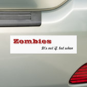 Zombies, ist es nicht wenn, aber wenn autoaufkleber (Auf Auto)