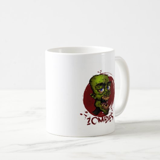 Zombies Kaffeetasse (VorderseiteRechts)