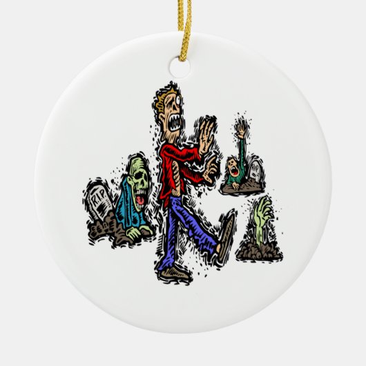 Zombies Keramik Ornament (Vorne)