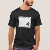 Zombies kippen Eis-Skate T-Shirt (Vorderseite)