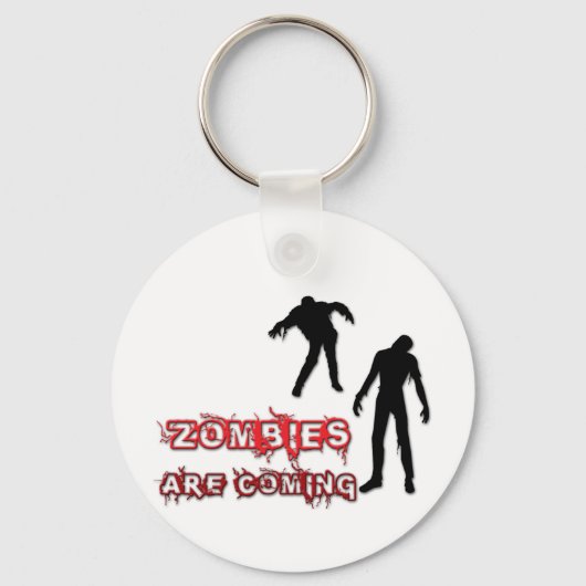 Zombies kommen schlüsselanhänger (Vorderseite)